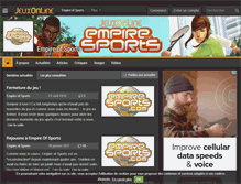 Tablet Screenshot of empireofsports.jeuxonline.info