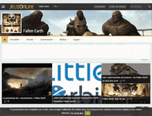 Tablet Screenshot of fallenearth.jeuxonline.info