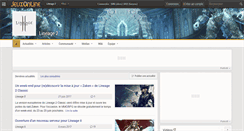 Desktop Screenshot of lineage2.jeuxonline.info