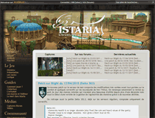 Tablet Screenshot of istaria.jeuxonline.info