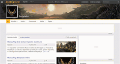 Desktop Screenshot of imperator.jeuxonline.info