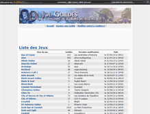 Tablet Screenshot of guildes.jeuxonline.info